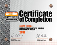 Autolite Certification