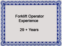 forklift operations certification